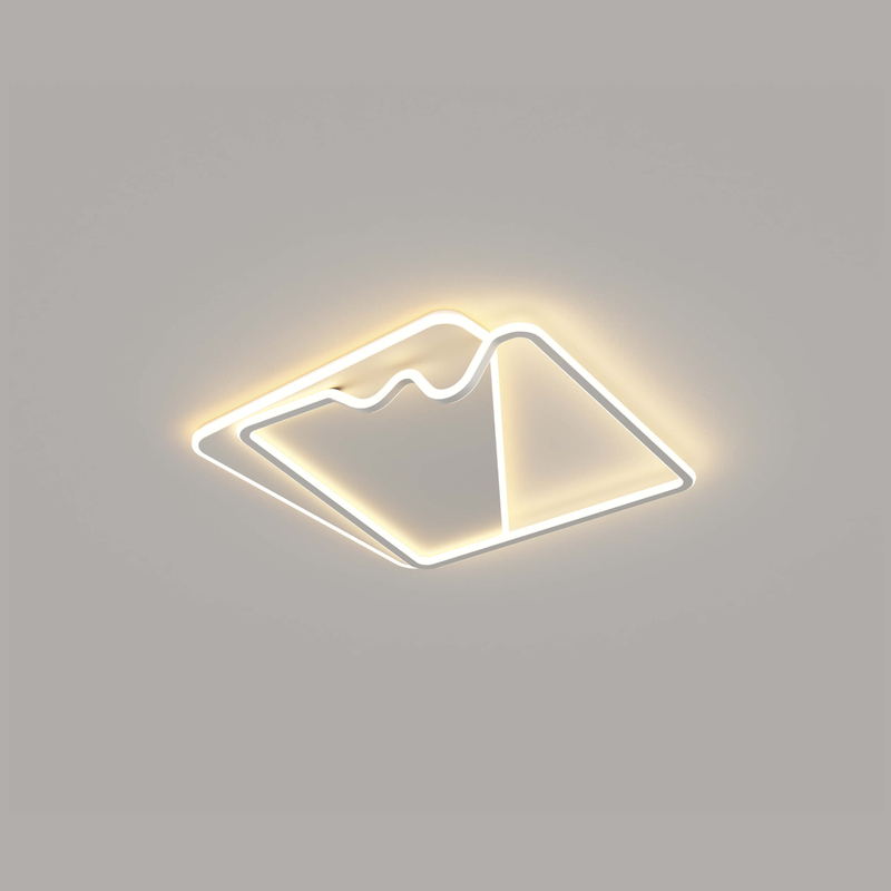 Lámpara de techo contemporánea de montaje empotrado, luces de techo de aluminio