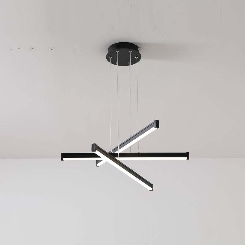 Luz de techo cruzada con barra LED