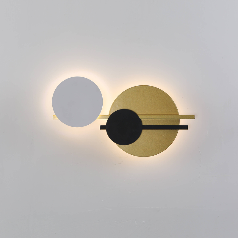 Lámpara de pared de cabecera minimalista de lujo ligera