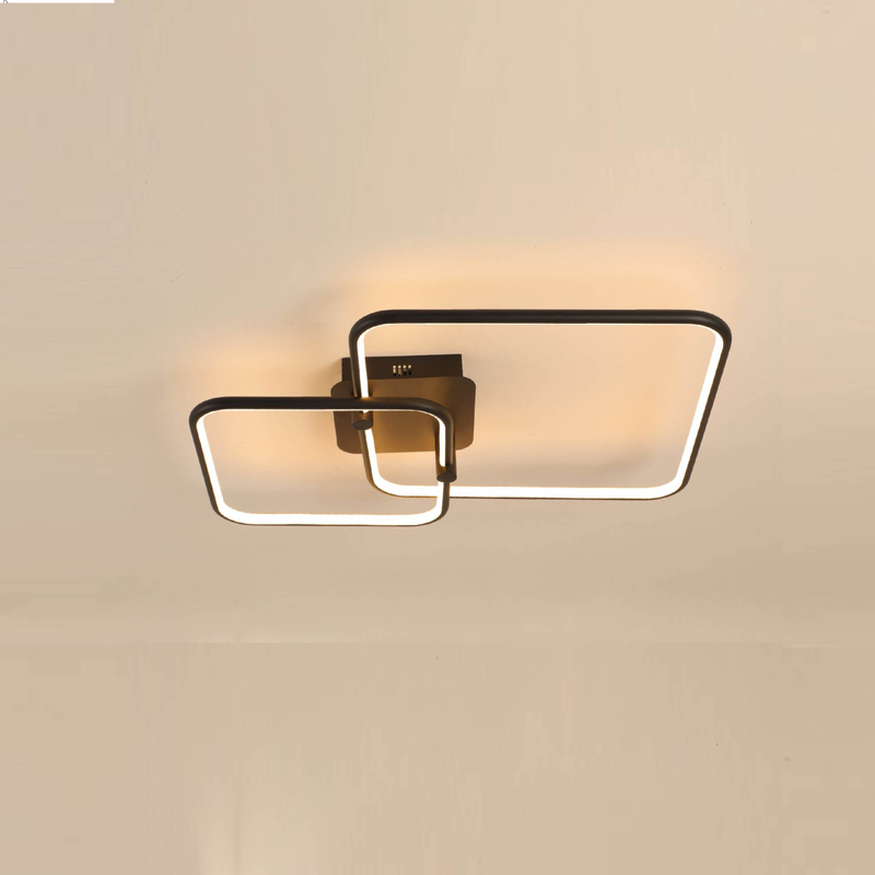 Luz de techo LED redonda y cuadrada