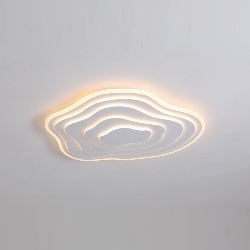 Lámpara de techo LED con forma de nube, luz regulable, iluminación cerca del techo, montaje empotrado para sala de estar y dormitorio