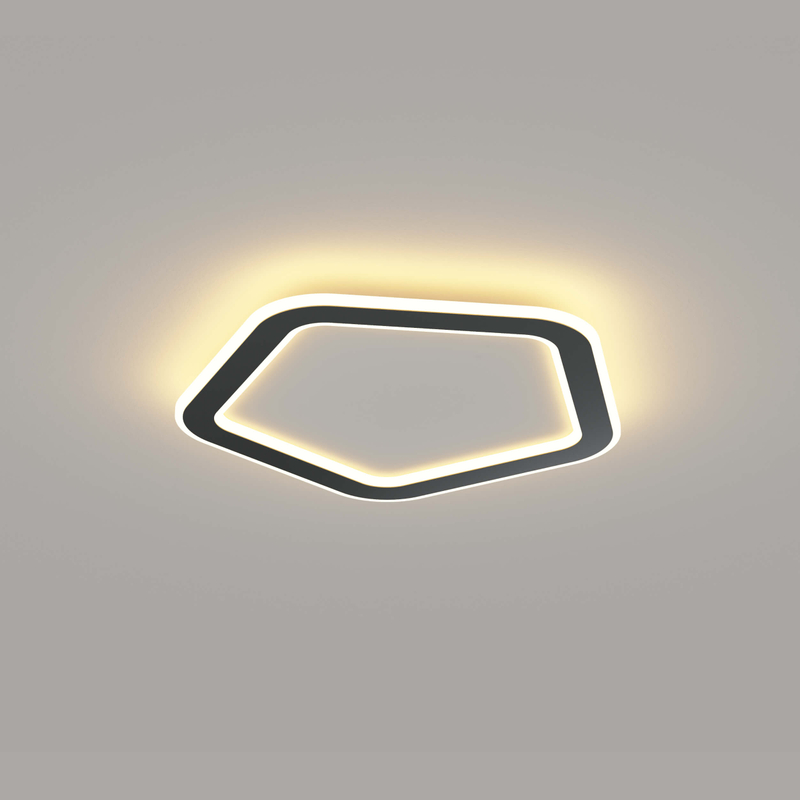 Elegante Luz De Techo LED Lineal De Acrílico,Luz Blanca 3000K A 6000K Regulable,Accesorio De Techo Moderno Para Salas De Estar Y Dormitorios