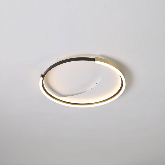 Luz de techo LED redonda y cuadrada de metal, blanco arena, negro y alegre