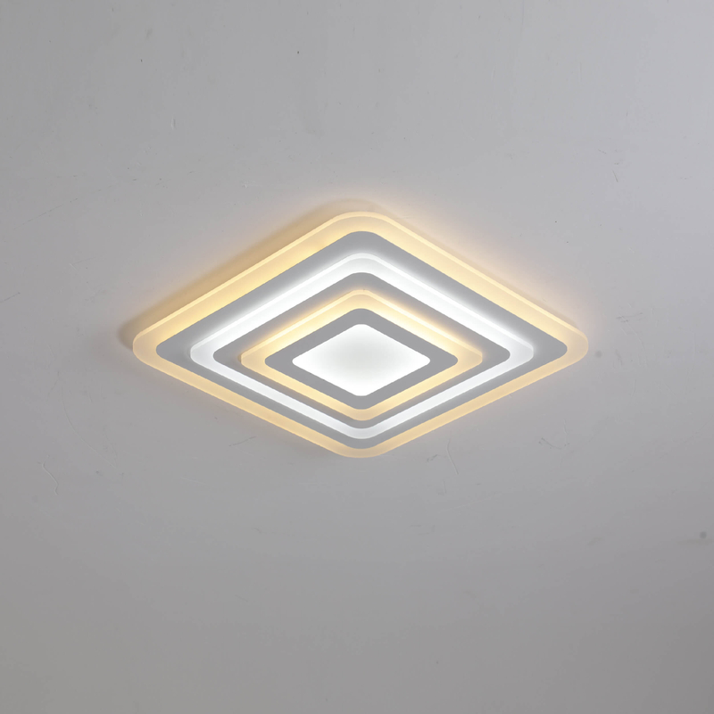 Luz de techo rectangular LED regulable con mando a distancia
