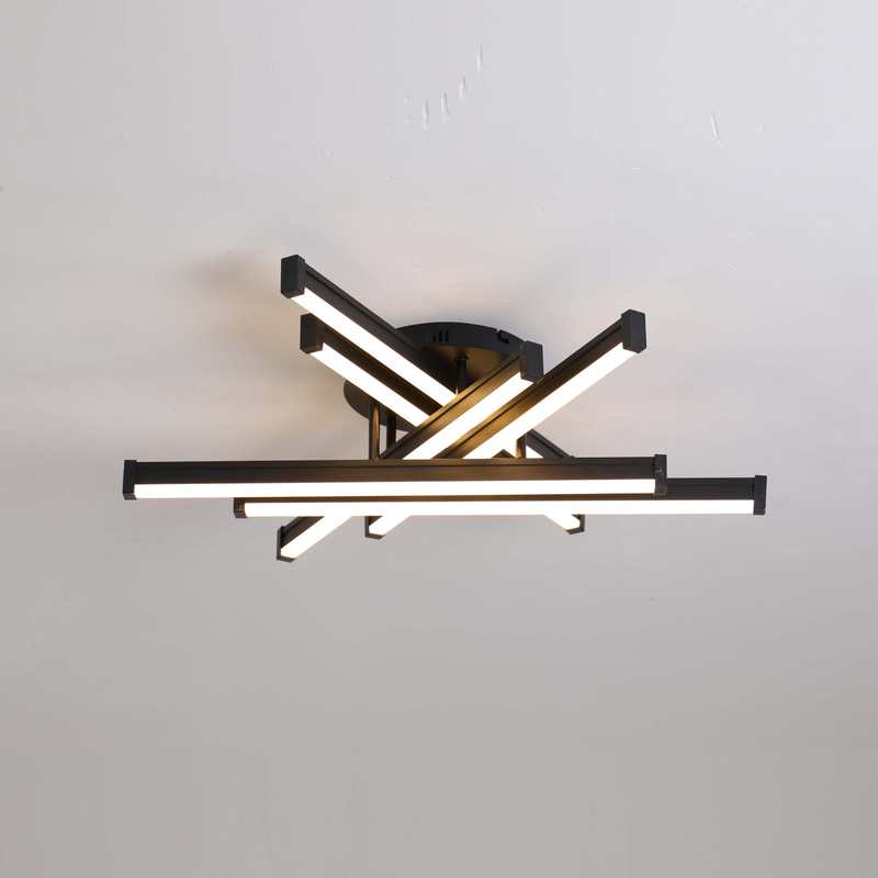 Luz de techo cruzada con barra LED