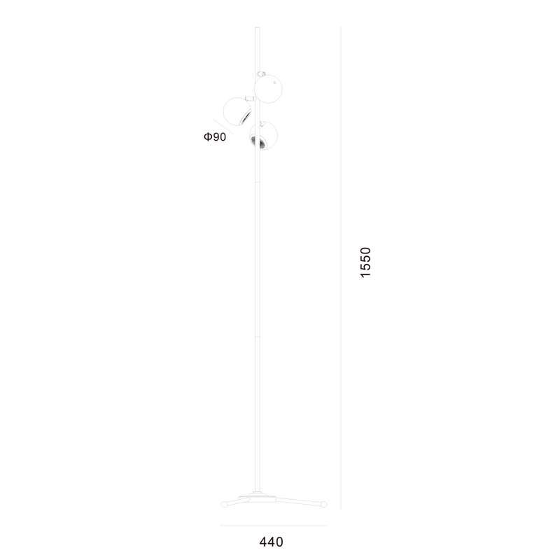Nórdica Gu10 Socket Light RL-FL073