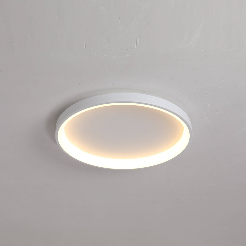 Lámpara de techo LED moderna con montaje empotrado,Lámpara negra de perfil bajo