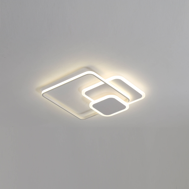 Luz LED empotrada cuadrada para dormitorio
