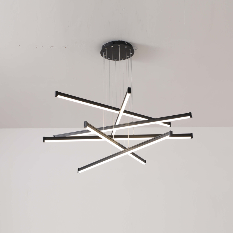 Luz de techo cruzada con barra LED