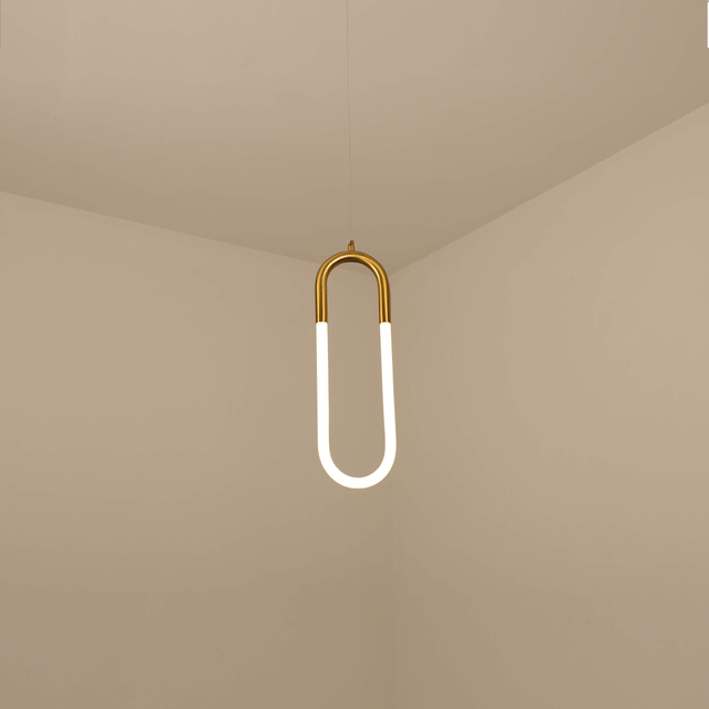 Lámpara de araña circular moderna para interiores