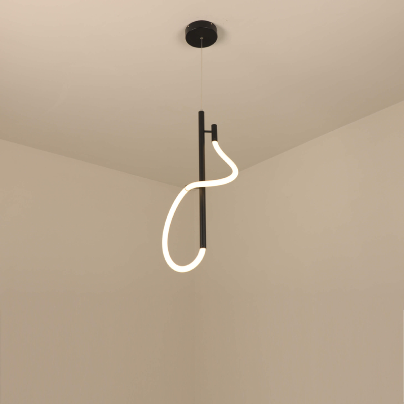 Luz colgante de LED espiral