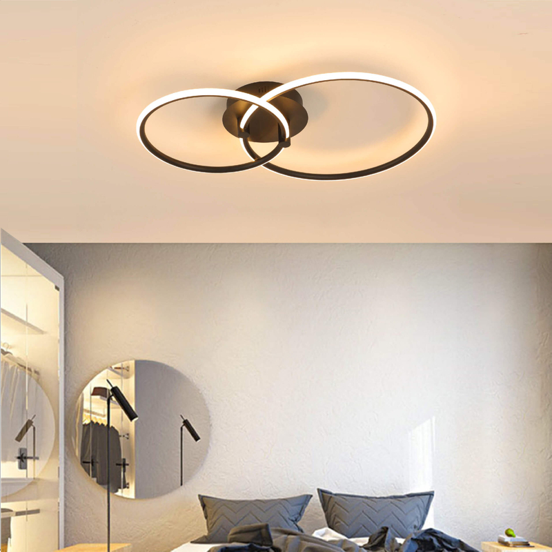 Luz de techo LED redonda y cuadrada